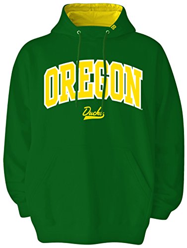 NCAA Oregon Ducks Hooded Sweatshirt, Forest Green, Large