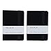 2-Pack Tekukor A6 Notebook Hardcover Dot Grid - Dotted Pages For Bullet Journal Pocket Size - Fountain Pen Friendly Paper