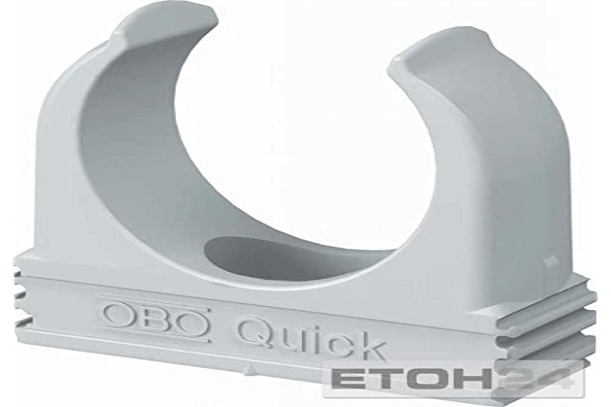 OBO Bettermann Quick Clamp, 1 piece, light grey