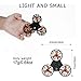 UK BONITOYS BoniToys Handheld Flying Fidget Spinner,Anti-Anxiety ADHD Relieving Reducer Outdoor Interactive Toys for Kids Adult, Black
