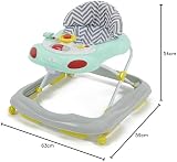 BABYLO Go Go Height Adjustable Zigzag Walker view 5