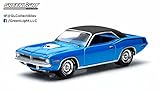 1970 Plymouth HEMI Cuda (Jamaica Blue) GL Muscle Series 11 Greenlight Collectibles 1:64 Scale 2015 Die-Cast Vehicle & Trading Card
