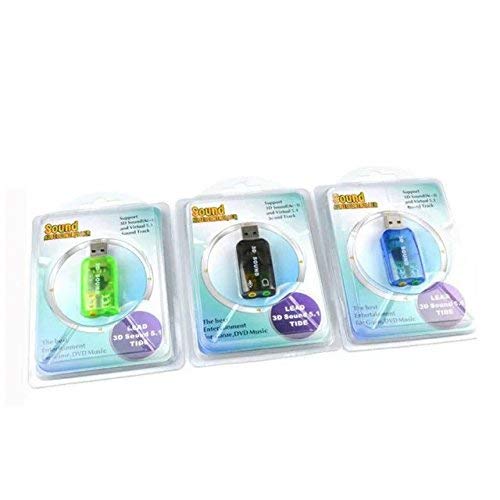 NeDonald USB 2.0 Mic Speaker 5.1 Audio Sound Card Adapter - Thumbnail 3