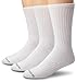 Carhartt Men's 3 Pack Work Wear Cushioned Crew Socks, White, Shoe Size: 6-12