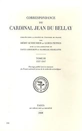 Correspondance du cardinal Jean du Bellay