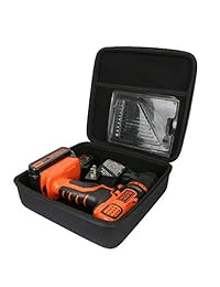 Khanka Caso para Black + Decker LDX120 C Taladro inalámbrico Driver
