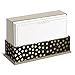 Graphique Gold Dot Flat Notes – Note Card Stationery with Bold Gold Polka Dot Design, Gold Trim and 