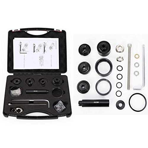 Wanlecy Bicycle Bottom Bracket Tool, Bicycle Center Shaft Installation/Removal Bearing Press BB Axis Bearing Installation Tool Set for PF30 R30 BB30 BB86 BB91 BB92