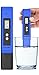iCooker Digital Ph Meter For Water Testing [3 FREE Buffer Powder Mixture Included] Pen Tester with Auto Calibration Button Best Water Test Kit Aquarium Pool Hydroponic Measurement Range Tool