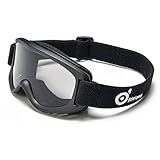 Odoland Snow Ski Goggles S2 Double Lens Anti-fog Windproof UV400 Eyewear - Skiing, Snowboarding, Motorcycle Cycling and Snowmobile Winter Outdoor Sports Protective Glasses