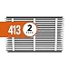 Aprilaire 413 Replacement Air Filter for Aprilaire Whole Home Air Purifiers, Healthy Home Allergy Filter, MERV 13 (Pack of 2)
