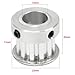 uxcell Aluminum 12 Teeth 12mm Bore 5.08mm Timing Belt Pulley for 10mm Belt