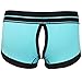 YiZYiF Men's Boxer Brief Buckled Pouch Shorts Underwear Sky Blue Small