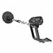 JuniHo Lightweight Metal Detector,Professional Adjustable Gold Treasure Detectors，Waterproof High Accuracy Search Coil,Within 8 Inches Adjustable Metal Detector with Camping Shovel (Black)