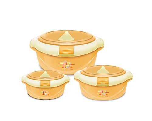 Milton Casserole Gift Set of 3 One Touch ( Press n Push Detachable Lid )