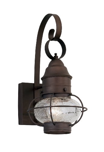 Designers Fountain 1761-RT Nantucket Wall Lanterns, Rustique