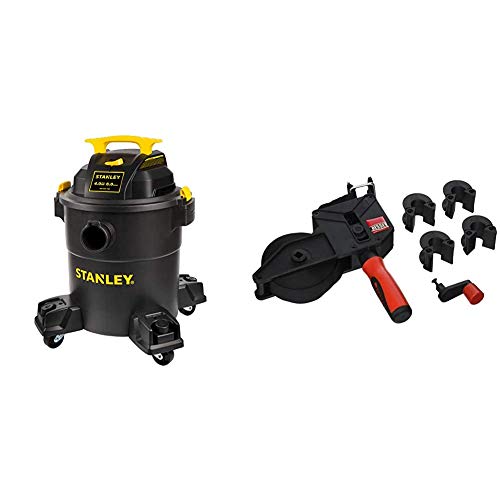 Stanley 6 Gallon Wet Dry Vacuum, 4 Peak HP Poly 3 in 1 Shop Vac Blower