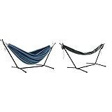 Vivere Double Cotton Hammock with Space Saving