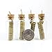 Small Bottle Hemp Wick Dispenser Pack of 6 Includes Organic 100% Natural Bee Wax Hemp Wick 2.5 FT
