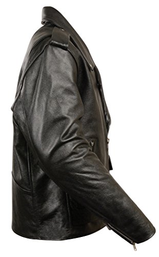 Milwaukee Men's Motorcycle Jacket (Black, XX-Large)