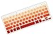 DHZ Orange Ombre Keyboard Cover Silicone Skin for 2015 or Older Version MacBook Air 13 MacBook Pro 13 15