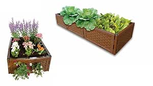 UPP® Multifunción Bancal Flexible & Ampliable/compostador/Caja de ...