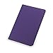 Samsill Fashion Portfolio for Women, Diamond Deboss Design, Junior Size Writing Pad, 5 x 8 inches (Purple)