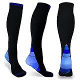 Compression Socks for Men & Women 20-30 mmhg Medical Graduated Compression Socks for Sports Crossfit Travel Maternity Pregnancy Recovery Varicosity Swelling Shin Splints Relief