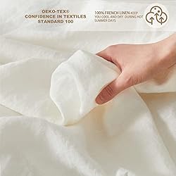 Berklan Linen Sheets Twin Linen Bedding 100% French