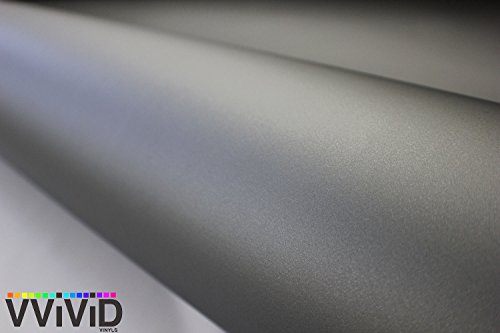 VviViD XPO Matte Gunmetal 17.75in x 60in Vinyl Wrap Roll with Air Release Technology