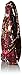 Vera Bradley Petite Double Zip Hipster, Rosewood