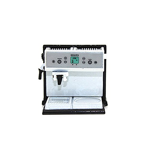 Maserfaliw Coffee Machine Dollhouse Miniature Coffee Maker Machine Furniture Toy Collectible Kids Gift