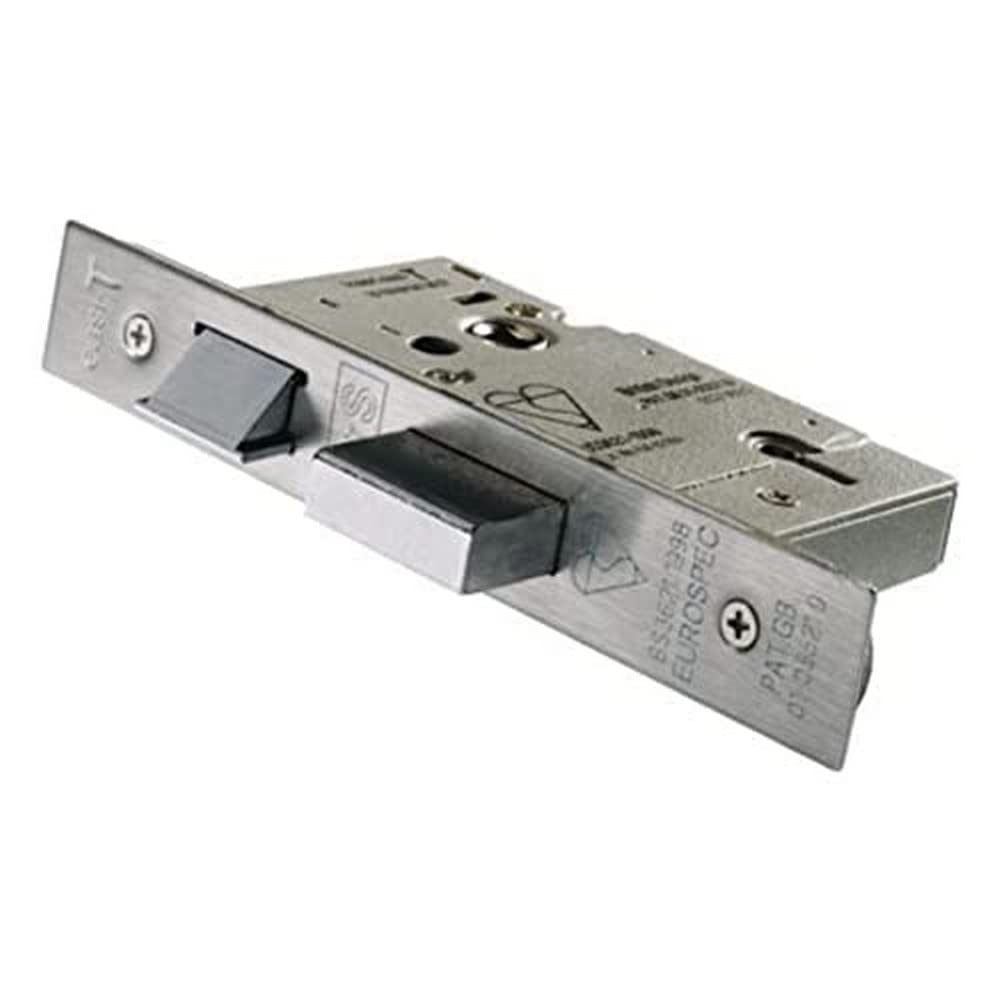 Carlisle Brass LSB5530SSS/BP British Standard Sash Lock, Satin Stainless Steel