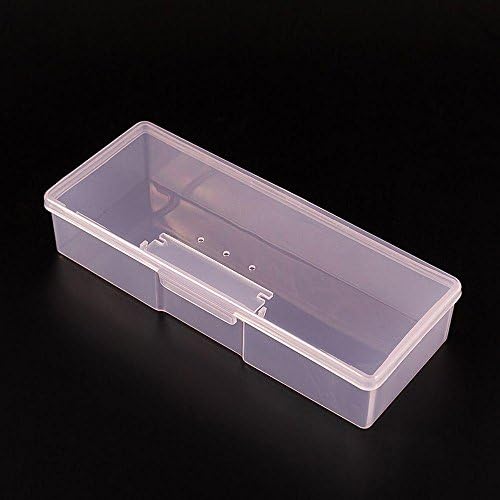 Miswilsi Brushes Holder Manicure Tools Nail Storage Box Supplies Container Empty Case Pens Organizer