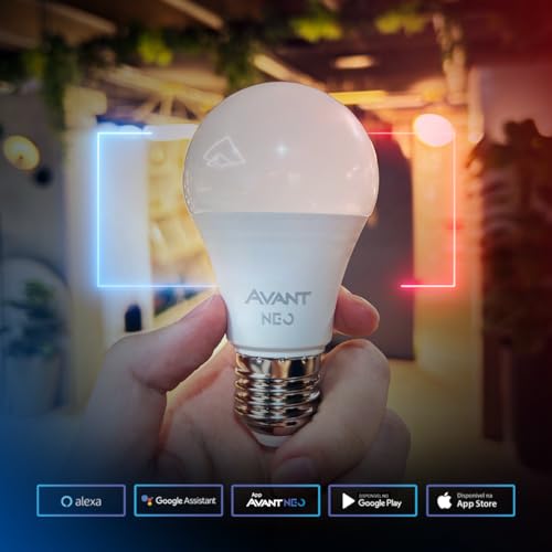 Lâmpada Smart LED 15W E27 Dimerizável RGB Colorida Compatível com Alexa e Google Home Controle por Voz Wifi Casa Inteligente Tuya