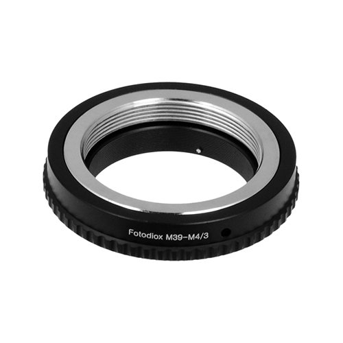 Fotodiox Lens Mount Adapter - M39/L39 Screw Mount SLR Lens to Micro Four Thirds (MFT, M4/3) Mount Mirrorless Camera Body