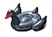 Swimline 90628 Giant Black Swan Inflatable Ride-On Pool Float Large
