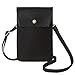 MINICAT Back Slot Series PU Leather Small Crossbody Cell Phone Purse Wallet Smartphone Bags for Women(B-Brown)