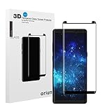 Galaxy Note 8 Screen Protector Tempered Glass 3D Curved, Otium Invisible Glue Mark, 100% Touch Sensitivity, Case Friendly, Bubble Free, for Galaxy Note 8