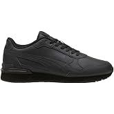 PUMA Mens St Runner V4 Leather Lace Up Sneakers Shoes Casual - Off White, White