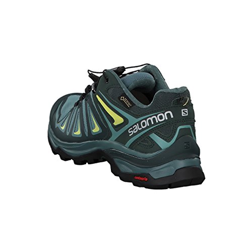 Salomon X Ultra 3 GoreTEX Hiking Shoes for Women, Artic/Darkest Spruce