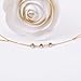 Unicra Club Hand Chain Crystal Tennis Bracelets Strand Sterling Bracelet for Women and Girls (Gold)