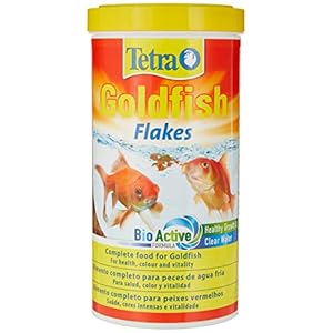 Tetra Goldfish Flakes - flake fish food for all goldfish and other coldwater fish, 1L