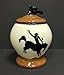 COWBOY SouthWESTERN horse bronco COOKIE JAR kitchen