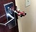 TSL Portable Door Lock - Force Distribution Lock - Red - Modern - Keyless - Travel, Everyday Use - Made in US