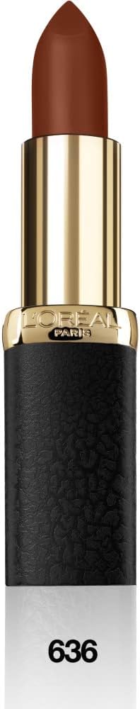 L'Oreal Color Riche Matte Addiction Lipstick 636 Mahogany Studs 1 Count