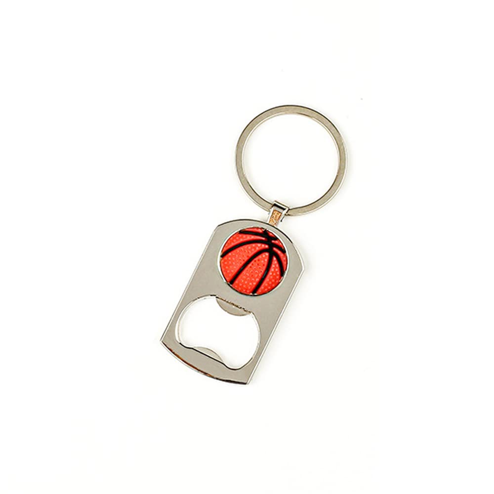 ARFUKA Bottle Opener Keyring Portable Basketball Beer Bottle Opener Key Chain Keyring Beverage Bottle Opener Key Ring for Men, Women