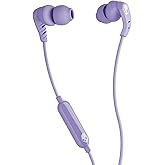 Skullcandy Set USB-C Wired Earbuds with Noise Isolating Fit, Built-in Microphone Call and Track Control for iPhone Android, Ear Gels Included for Custom Fit - Preppy Purple