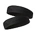 HOTER Sportline Head Band, Terry Cloth Headband, Sweat Band (2Pcs/3Pcs Pack)