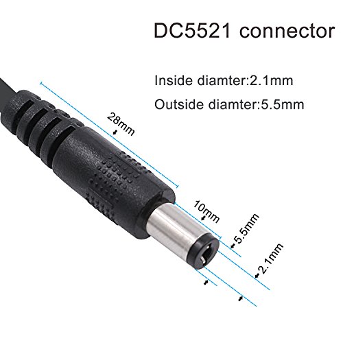 Chafon Female Cigarette Socket to DC 5.5mm x 2.1mm for Car Charger UPS Battery Backup and Portable Generator - Thumbnail 3